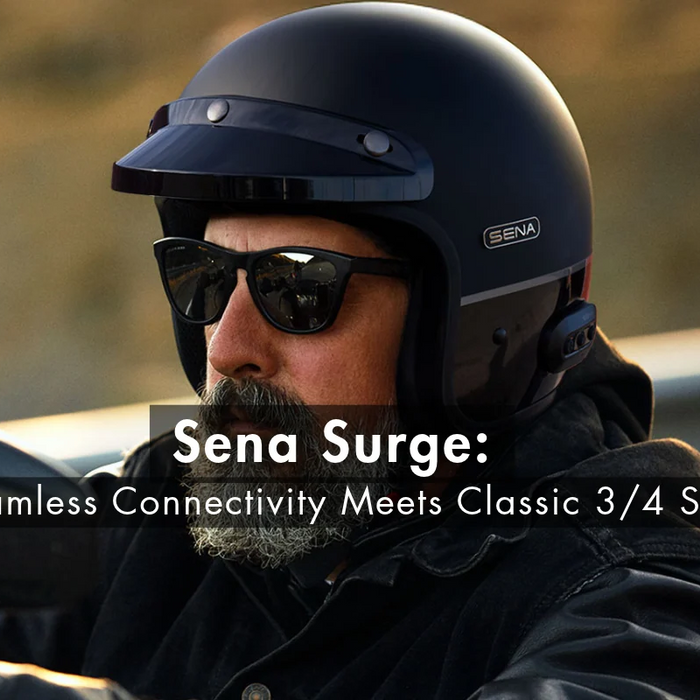 Sena Surge: Seamless Connectivity Meets Classic 3/4 Style