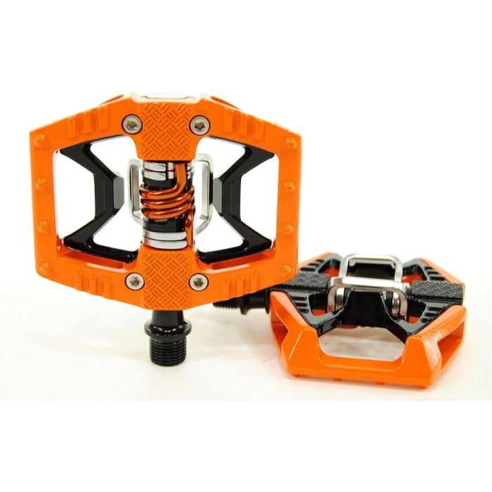 Crankbrothers Double Shot 2 - Single Side Clipless with Platform Aluminum 9/16 Bicycle Pedals