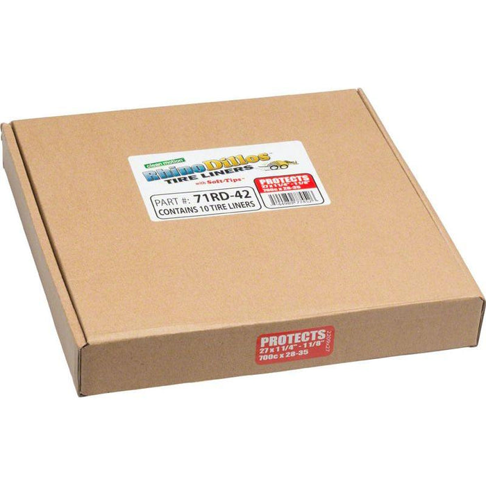 Rhinodillos Packaged in Bulk Box of 10 Liners Bicycle Tube and Tire Repair