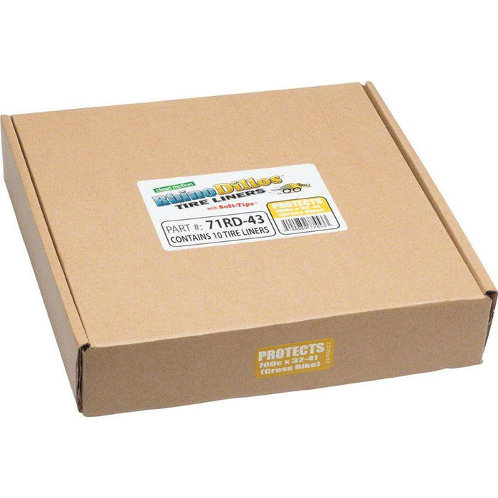 Rhinodillos Packaged in Bulk Box of 10 Liners Bicycle Tube and Tire Repair