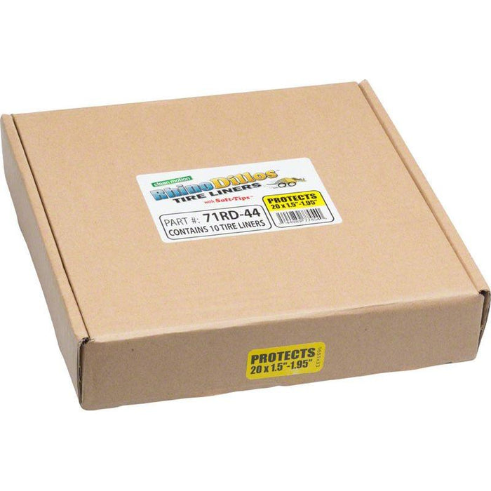 Rhinodillos Packaged in Bulk Box of 10 Liners Bicycle Tube and Tire Repair