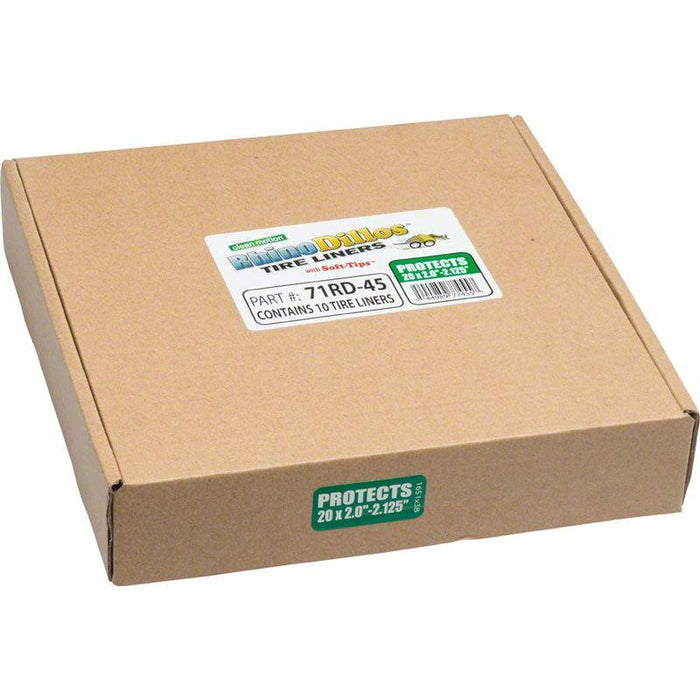 Rhinodillos Packaged in Bulk Box of 10 Liners Bicycle Tube and Tire Repair