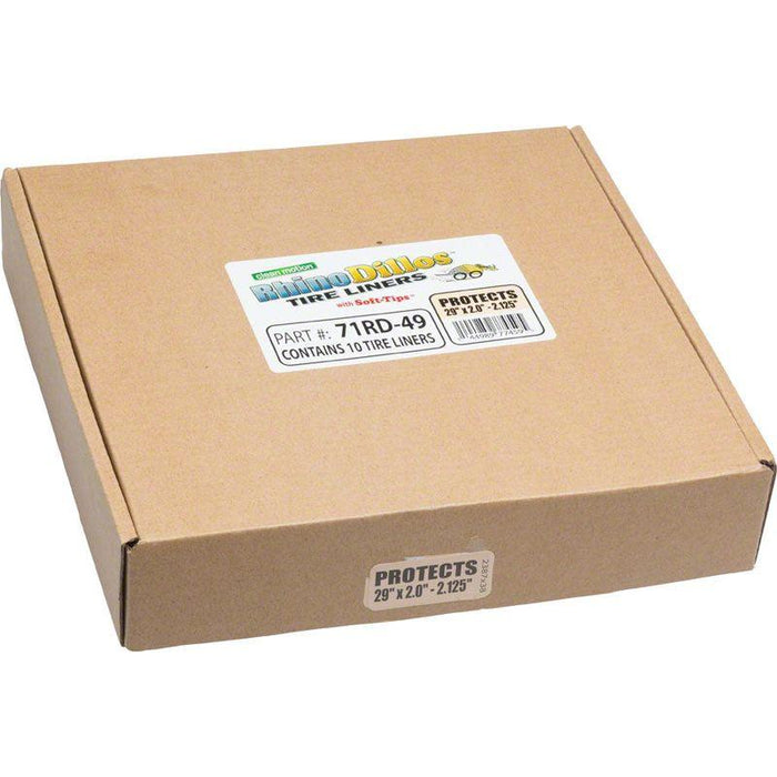 Rhinodillos Packaged in Bulk Box of 10 Liners Bicycle Tube and Tire Repair