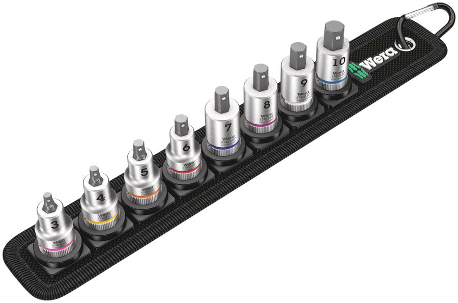 Wera Belt B 2 Zyklop In-Hex-Plus Bit Socket Set 3/8" Bicycle Shop Tools