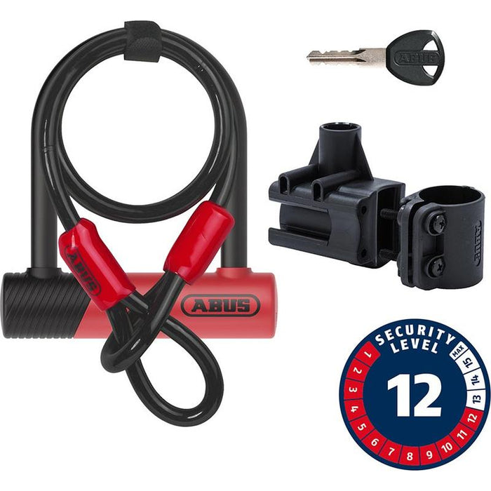 ABUS 420K/150HB140 USH + Cobra 10/120 Bicycle U-Locks