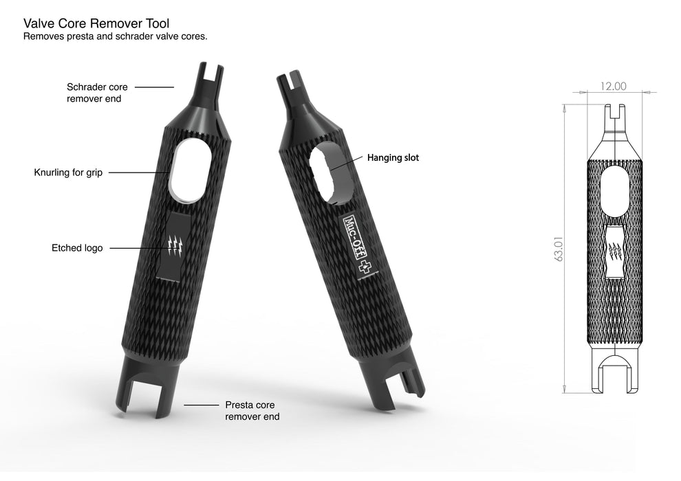Muc-Off Valve Core Remover Bicycle Tube and Tire Repair